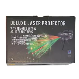 64980 Ag Sourcing New Deluxe Laser Light Projector With Remote Control / Auto Sound Mode