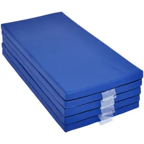 B07g7dpzyj Amazon Basics 5-pack Blue Memory Foam Rest Nap Mats With Name-tag Holder 4x