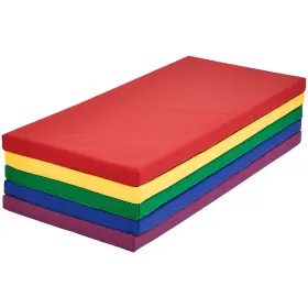 B07g7shjwl Amazon Basics Memory Foam Rest Nap Mats 5-pack Assorted With Name-tag Holder
