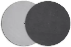 Audio Systems 313042124109 Leather It Platter Mat - Black