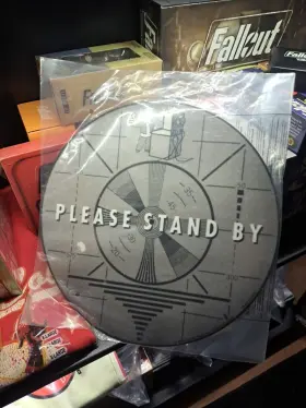 1138155 Bethesda Fallout Please Stand By Vinyl Record Soundtrack Turntable Slipmat Felt Slip Mat