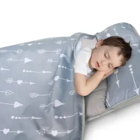 B093263mk3 Biloban Nap Mat With Pillow And Blanket Daycare Preschool Kindergarten 50 Inch X21