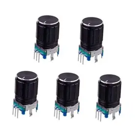 Bj-pot-ec11 Bojack Ec11 Audio Digital Potentiometer 360 Degree 5 Pin Rotary Encoder Code