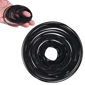 Bremorou 4762nptv6413 50 Pcs Recorder Rubber Belts For Cassette Player Repair Maintenance Tape