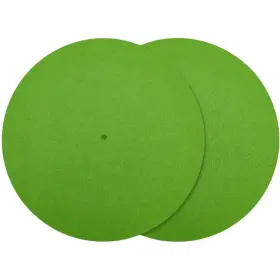 Craspire Ajew-wh20060-51c-us15 2pcs Felt Turntable Mat Vinyl Player Pad 11.61 Inch 29.5cm Green