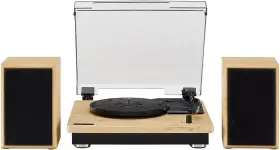 Crosley Cr6043a-na Brio Bluetooth Turntable Shelf System With Included Speake