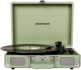 Cr8005f-mt Crosley Cruiser Plus Vintage 3-speed Bluetooth In/out Suitcase V Inch