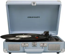 Crosley Cr8005f-tn Cruiser Plus Vintage 3-speed Bluetooth In/out Suitcase V Inch