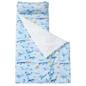 B0cyy5hv5j Davids Kids Toddler Nap Mat With Removable Pillow And Minky Fleece Blanket Ult