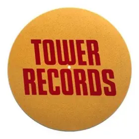 Md01-4034 Dr. Suzuki Slipmats Tower Records 12 Inch Slipmat Pair For Vinyl Dj Turntable Japan Exclusive