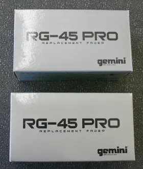 Rg45pro Gemini 2 Pieces Rg-45 Pro Replacement Mixer Railguide Scratch Fader Nos