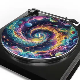 Glenlcwe Gle-czc33-3-105 Art Woman Record Mat Slipmat Disc Player Felt Enhance Sou