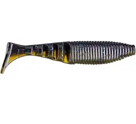 Gsm Llc 134p-05-991 Yam 4 Inch Paddle Tail Zako Black With Large Blue Flake/297 Laminate 5 Pack
