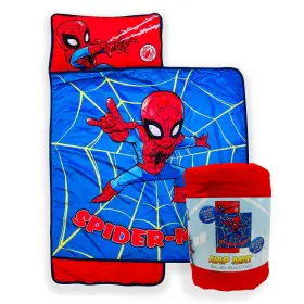 B002eb8gfy Jay Franco Kids Nap Mat With Pillow And Blanket - Soft 46 Inch X20 Microfiber Spiderman