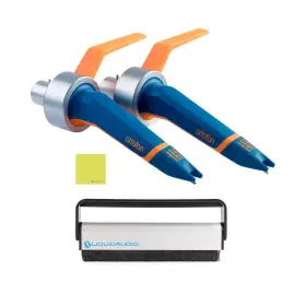 Liquid Audio 810139691648 Ortofon Concorde Mkii Dj Cc Twin Cartridges And Stylus With Flight Case Bundl