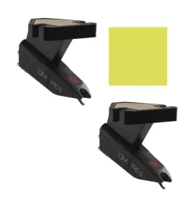 Liquid Audio 857954008091 Ortofon Om Pro S Dj Cartridges 2 Pack Bundle With Polishing Cl