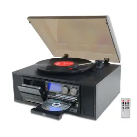 Looptone Tr-18fcd 10 In 1 Vinyl Record Player 3 Speed Bluetooth Vintage Automatic Tur... Fast Ship