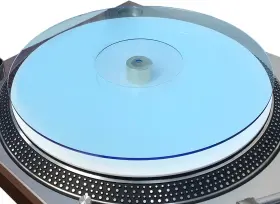 Mobile Pro Shop 445005694602 Acrylic Turntable Mat-platter Vinyl Slipmat For 12 Inches Lp Players-reduced Noi