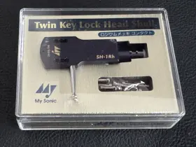 Sh-1rh My Sonic Lab Headshell Black Twin Key Lock System Rhodium Plating 14g