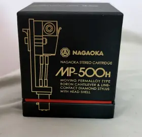 Nagaoka Mp-500h Cartridge And Stylus Boron Cantilever Diamond Head Shell