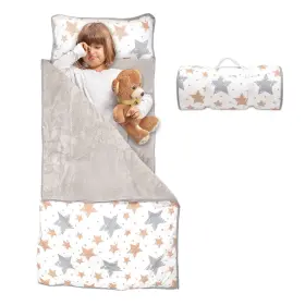 B0d7g8qmf9 Ndahjahd Toddler Nap Mat With Removable Blanket And Pillow Extra Large For Daycare/preschool