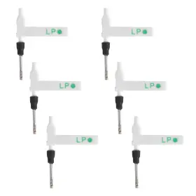 1024237 Nqeuepn Bsr Needle Stylus 2pcs Double-sided Record Player 0.79x0.60 Inch White