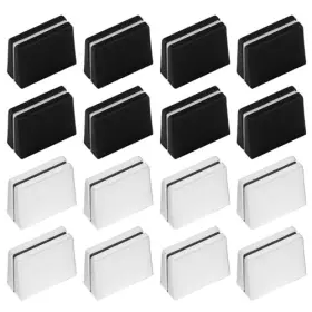 32232-34 Nqeuepn 16pcs Fader Caps Plastic Controller Mixer Slider Knobs For Black White