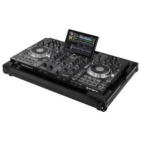 Fzdnprime4bl Odyssey Denon Prime 4 Black Low Profile Flight Case