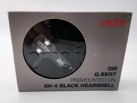 Ortofon 705796021035 Om Q.bert - Cartridge Pre-mounted On Sh-4 Black Headshell
