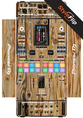 Pioneer 6436 Djm-s11 Skin Wood Design Protective Decal Styleflip Skins