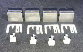 Dac2685 Pioneer Djm Mixer Set P-lock Sliver Fader Knobs Used Condition Of Four