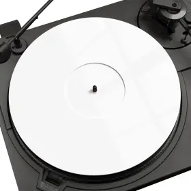 Pro Spin 040835973391 White Acrylic Turntable Mat - Platter Slipmat For 12 Inch Vinyl Vintage