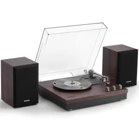 Lp-603 Retrospiler Record Player 3 Speed Turntable With Two 15w External Speakers Bluetooth Inch