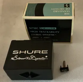 N75ec Shure N75c New Original Stylus In Case And Bx High Tractability .0004 X .0007