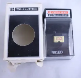 N91ed Shure Vintage Stylus Turntable Needle Hi Track Oem Case Box No Usa