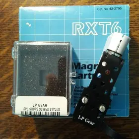 M111e Shure Rxt6 Realistic With New Lp Gear Stylus&headshell Oem Display Case Nm