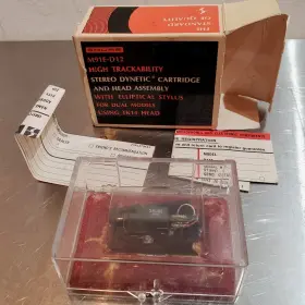 M91e-d12 Shure Tk14 Cartridge And Head Assembly Orig. Box Stereo Dynetic As-is