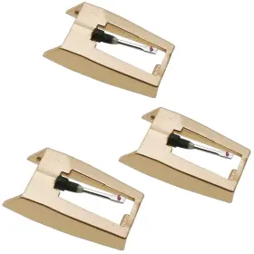 Soofotoo Gold-0415 Record Player Needle Upgraded Golden Needles Stylus