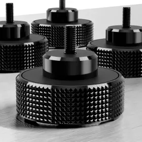 Spc-m1bk-gpt2k Spincandy M1 Isolator Turntable Feet Shock Vibration Damping Gemini Pt-2000