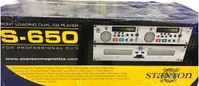 S650 Stanton Dj Deejay Cd Player Front Loading Dual