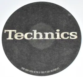 Technics 647336757545 Vintage 1993 Dj Slip Mat 12 Inch Slipmat Faded Felt Vinyl Record