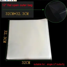 Usa-viralfinds 711181793925 50pcs Opp Gel Recording Protective Sleeve For Turntable Player Lp Vinyl Record S