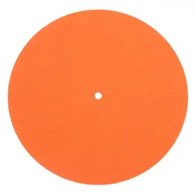 Uxcell 609044444575 Record Player Mat 7 Inch Turntable 3mm Felt Pad Orange