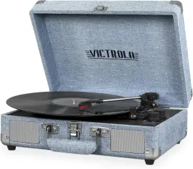 Victrola Vsc-550bt-ldb Journey Bluetooth Portable Suitcase Record Player With Built-in