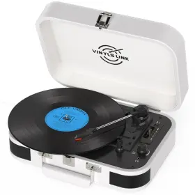 Te-106wt Vinyls Link Vinyl Record Player 3 Speed Bluetooth Turntable Belt Drive Lp Play