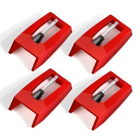 Cz001 Warm Tofu 4pcs Record Player Needle For Crosley Victrola Ion Lp Universal Red