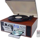 Vinyl Record Player 10 Bluetooth 3 Speed Turntable Silver TR-18FCD Vintage Open. Price: $125.00.