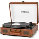 Vinyl Player 3-SPEED Bluetooth Portable Suitcase Records With 2... New. Price: $72.27.