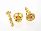 New - Gibson Style Strap Buttons & Screws For Guitar Bass (2) Gold. Price: $11.29.