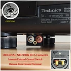 Technics SL-1200/1210 Rca Kit With Internal/external Ground Switch New. Price: $97.00.